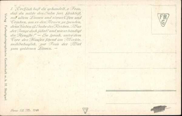 Goethe Johann Wolfgang von Hermann & Dorothea Künstler F. Elssner – Bild 2