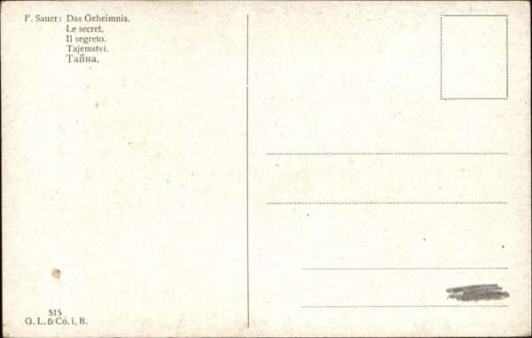 Trachten Künstler F. Sauer Das Geheimnis – Bild 2