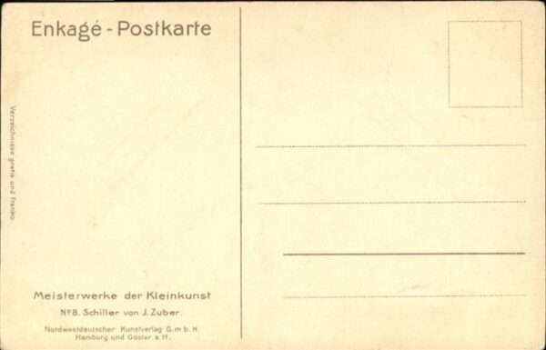 Schiller Friedrich Künstler J. Zuber – Bild 2