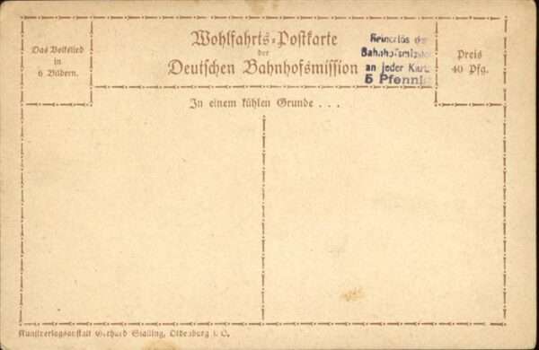 Liederkarte In einem kühlen Grunde Deutsche Bahnhof – Bild 2