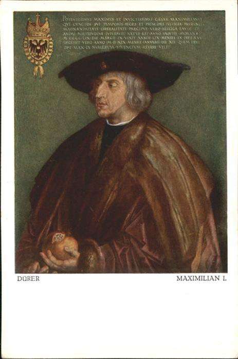 Kuenstlerkarte Dürer Maximilian I