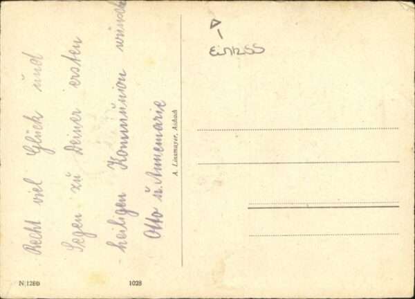 Kuenstlerkarte Waiblinger Kind Mädchen – Bild 2