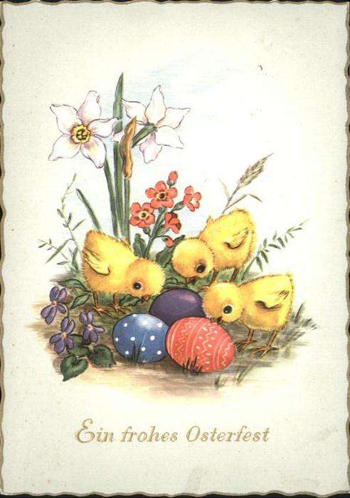 Ostern Easter Paques Küken
