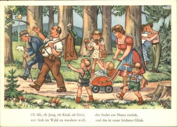 Wandern Humor Kinderwagen Poesie