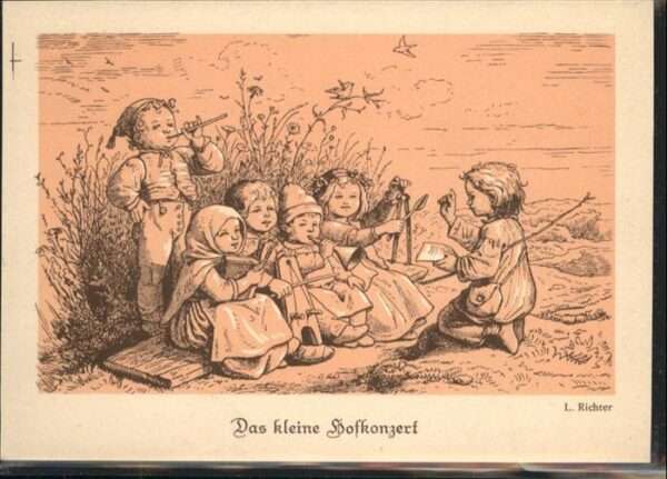 Baby Nursery Bebe Künstler L. Richter Hofkonzert