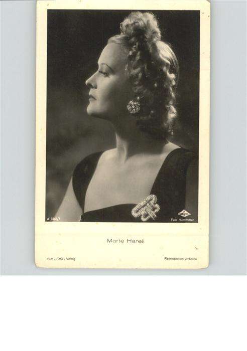 Verlag Film-Foto-Verlag Nr. Marte Harell Schauspieler A 3765/1
