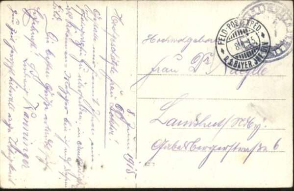 Kartenspiel-Postkarte Soldaten – Bild 2