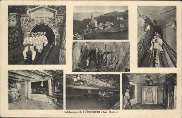Bergbau Mining Salzbergwerk Dürnberg Hallein