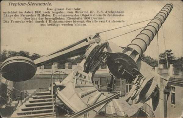 Observatorium Treptow Sternwarte Fernrohr