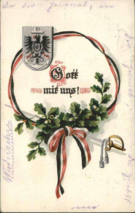 Schwarz Weiss Rot Wappen Schwert