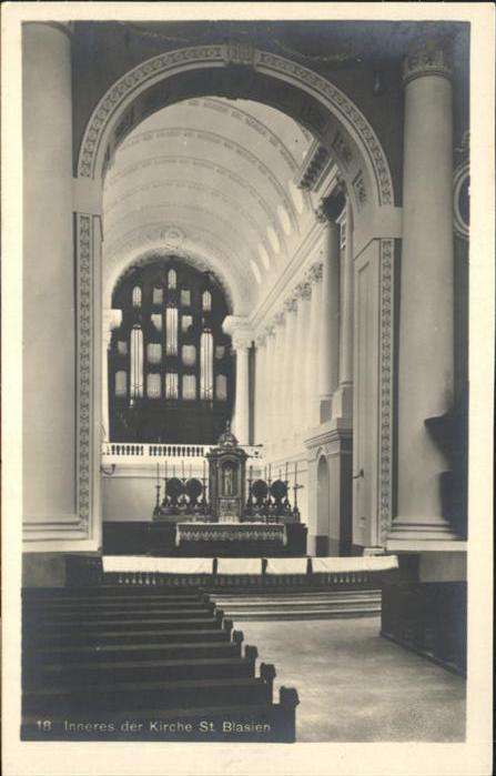 Kirchenorgel Kirche St Blasien