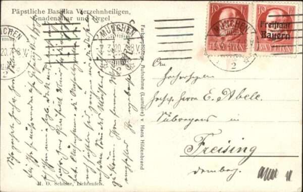 Kirchenorgel Basilika Vierzehnheiligen Gnadenaltar – Bild 2