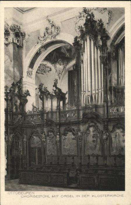 Kirchenorgel Ottobeuren Chorgestühl Klosterkirche