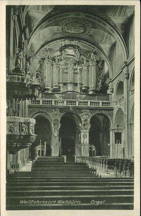 Kirchenorgel Wallfahrtskirche Walldürn