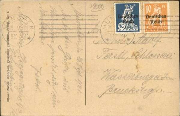 Moenche Kind Bibel München Wappen – Bild 2