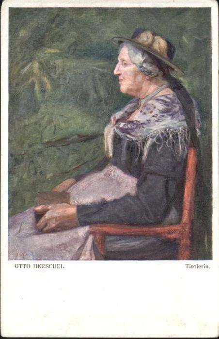 Trachten Künstler Otto Herschel Tirol