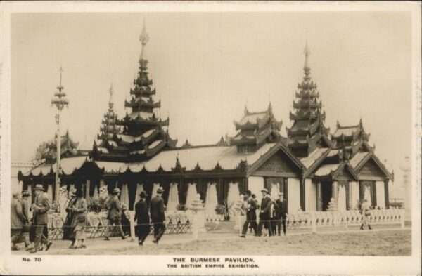 Exhibition British Empire 1924 Burmese Pavillon