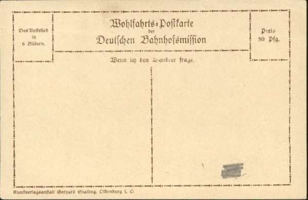 Liederkarte Wenn ich den Wandrer frage wandern Gita – Bild 2