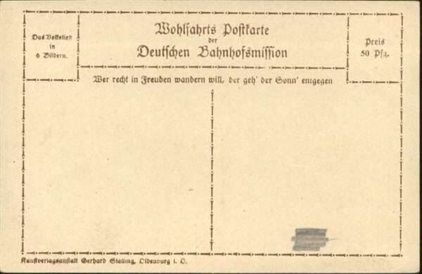 Liederkarte Wer recht in Freuden wandern will der g – Bild 2