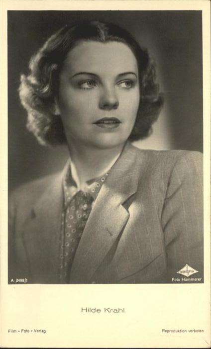 Verlag Film-Foto-Verlag Nr. Hilde Krahl A 3498/1