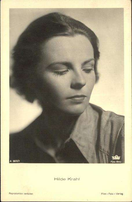 Verlag Film-Foto-Verlag Nr. Hilde Krahl A 3633/1