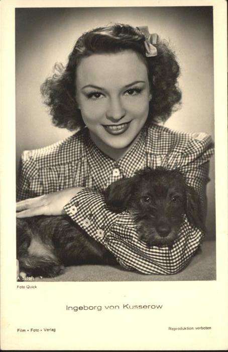 Verlag Film-Foto-Verlag Nr. Ingeborg von Kusserow Hund