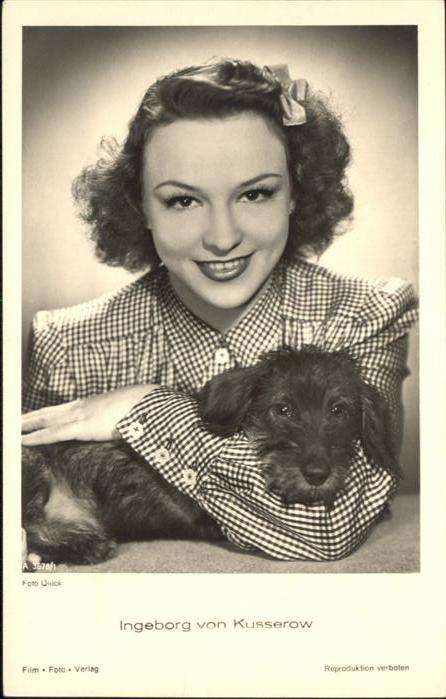 Verlag Film-Foto-Verlag Nr. Ingeborg von Kusserow Hund