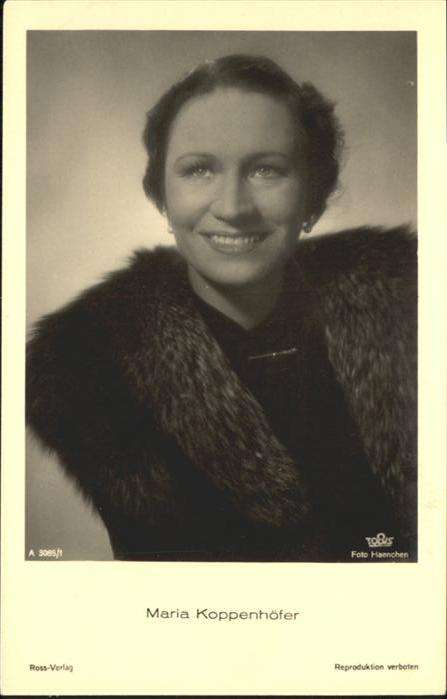 Verlag Ross Nr. Maria Koppenhöfer A 3085/1 Pelz