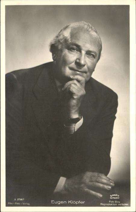 Verlag Film-Foto-Verlag Nr. Eugen Klöpfer A 3736/1