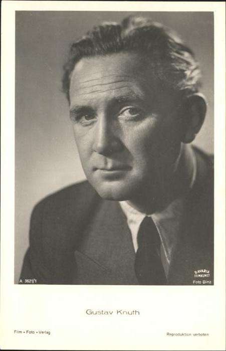 Verlag Film-Foto-Verlag Nr. Gustav Knuth A 3621/1