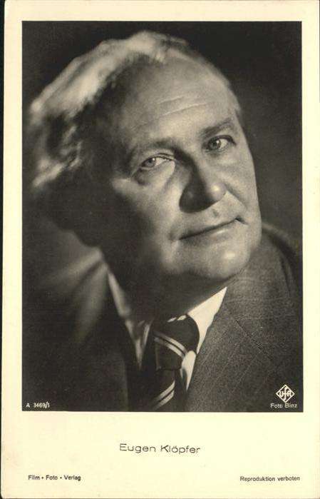 Verlag Film-Foto-Verlag Nr. Eugen Klöpfer A 3469/1