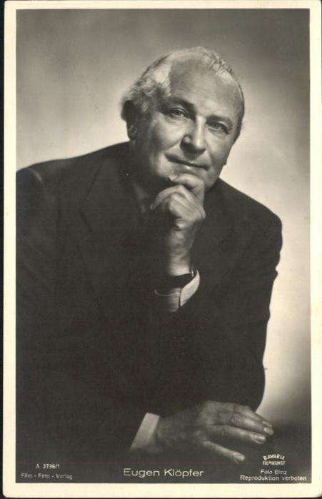 Verlag Film-Foto-Verlag Nr. Eugen Klöpfer A 3736/1