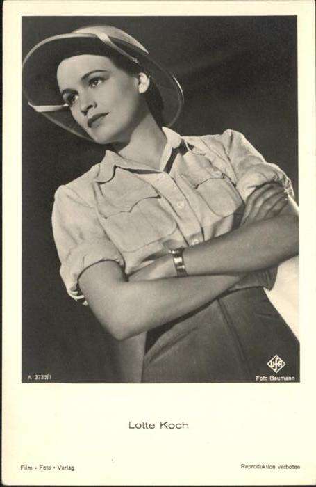 Verlag Film-Foto-Verlag Nr. Lotte Koch A 3733/1 Hutmode