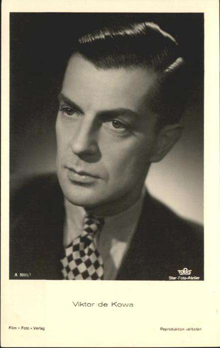 Verlag Film-Foto-Verlag Nr. Viktor de Kowa A 3889/1