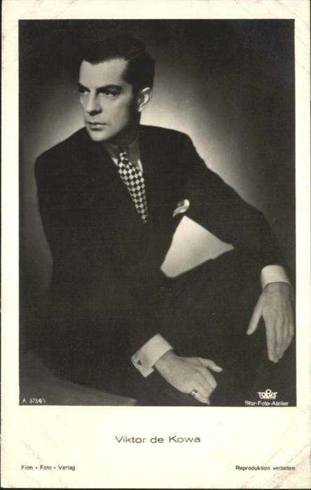 Verlag Film-Foto-Verlag Nr. Viktor de Kowa A 3754/1