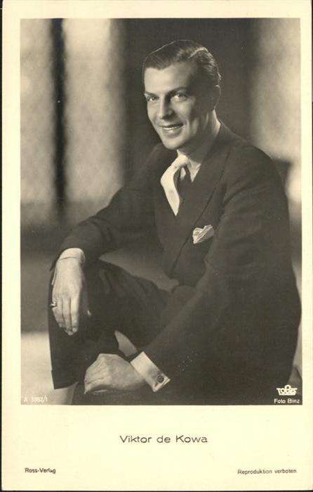 Verlag Ross Nr. Viktor de Kowa A 3382/1