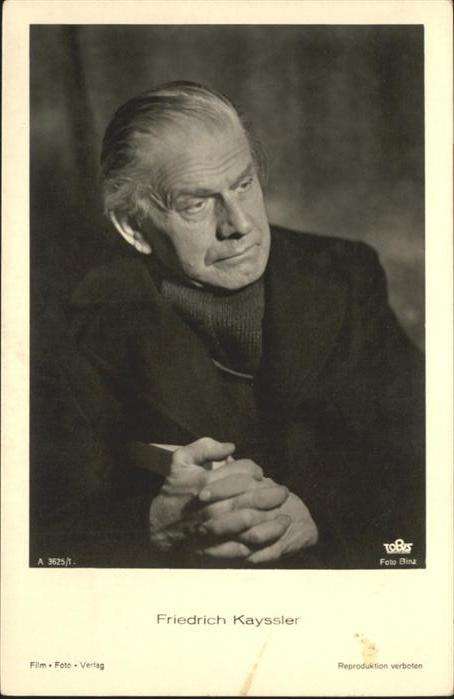 Verlag Film-Foto-Verlag Nr. Friedrich Kayssler A 3625/1