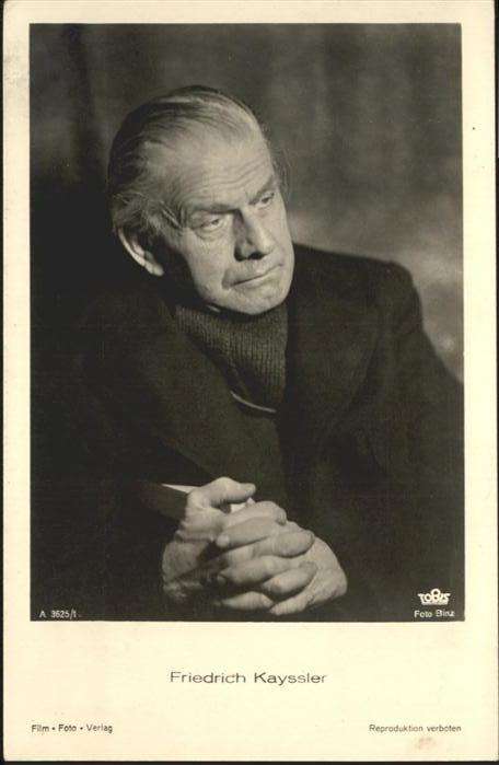 Verlag Ross Nr. Friedrich Kayssler A 3625/1