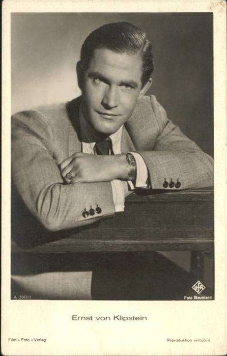 Verlag Film-Foto-Verlag Nr. Ernst von Klipstein A 3567/1