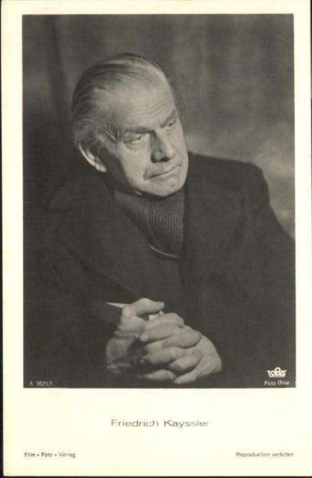Verlag Film-Foto-Verlag Nr. Friedrich Kayssler A 3625/1