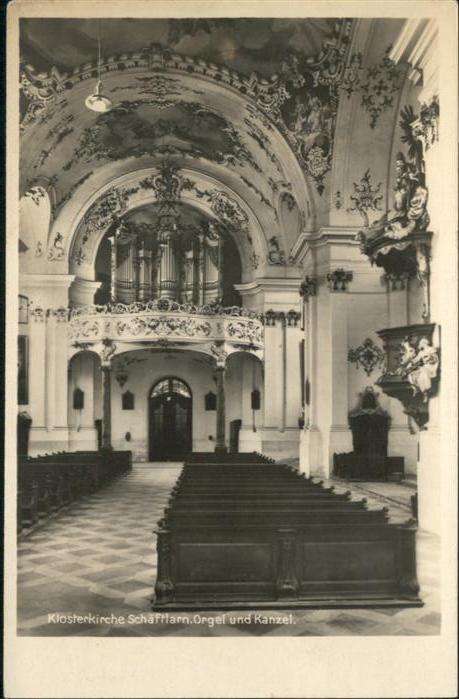 Kirchenorgel Klosterkirche Schäftlarn Kanzel