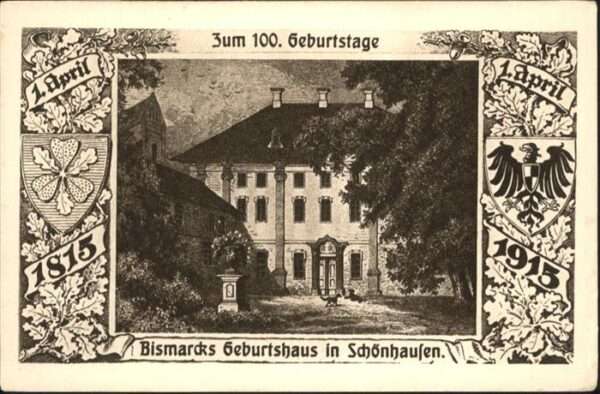 Bismarck Geburtshaus Schönhausen Wappen