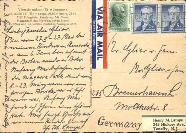 Dampfer Binnenschifffahrt Vierschrauben TS Bremen – Bild 2