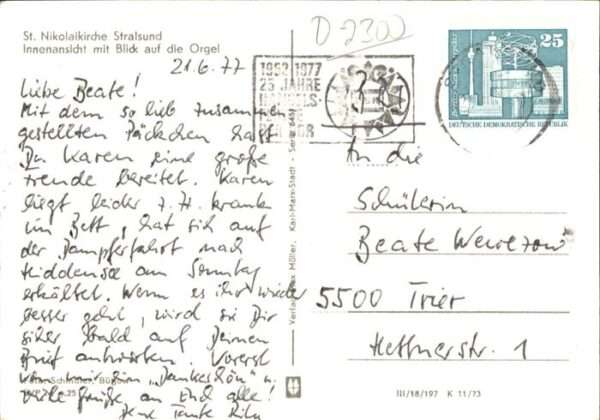 Kirchenorgel St Nikolaikirche Stralsund – Bild 2