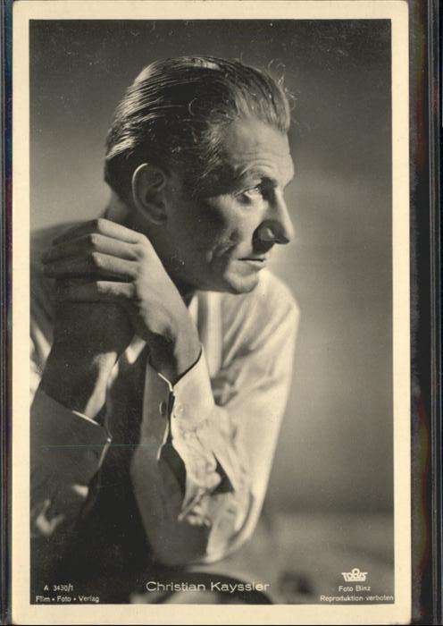 Verlag Film-Foto-Verlag Nr. Christian Kayssler A 3430/1