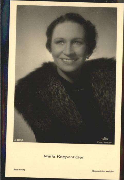 Verlag Ross Nr. Maria Koppenhöfer A 3085/1 Pelz