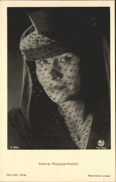 Verlag Film-Foto-Verlag Nr. Maria Koppenhöfer Hutmode A 3895/1