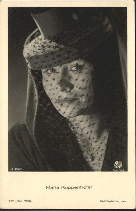 Verlag Film-Foto-Verlag Nr. Maria Koppenhöfer Hutmode A 3895/1