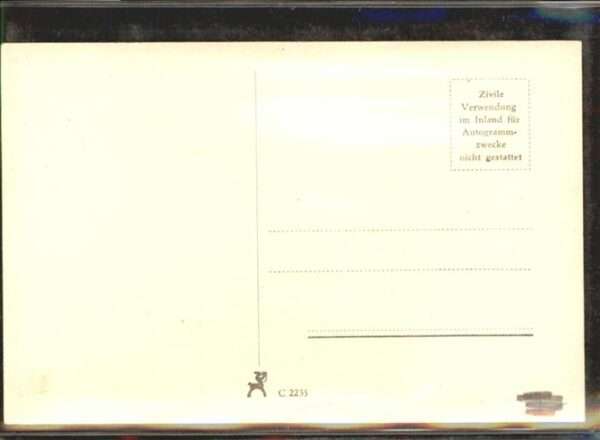 Verlag Film-Foto-Verlag Nr. Ingeborg von Kusserow A 3901/1 – Bild 2