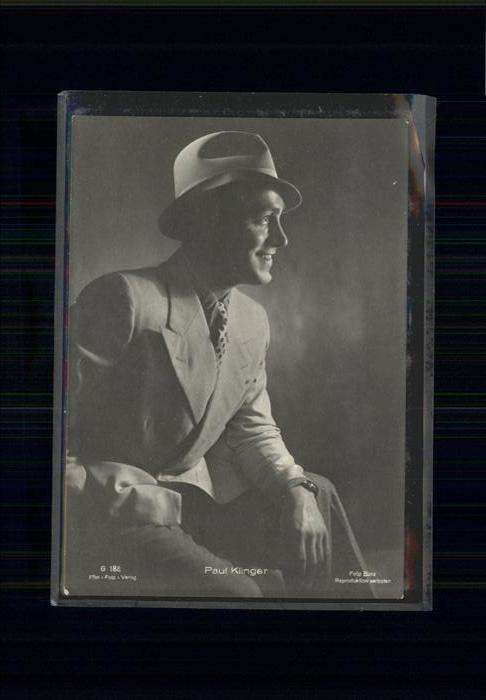 Verlag Film-Foto-Verlag Nr. Paul Klinger Hutmode G 182